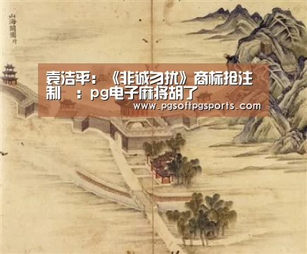 袁洁平:《非诚勿扰》商标抢注制:pg电子麻将胡了(图1) pg试玩网